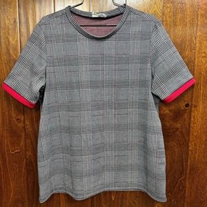 Thyme & Honey Plaid Women's XL T Shirt